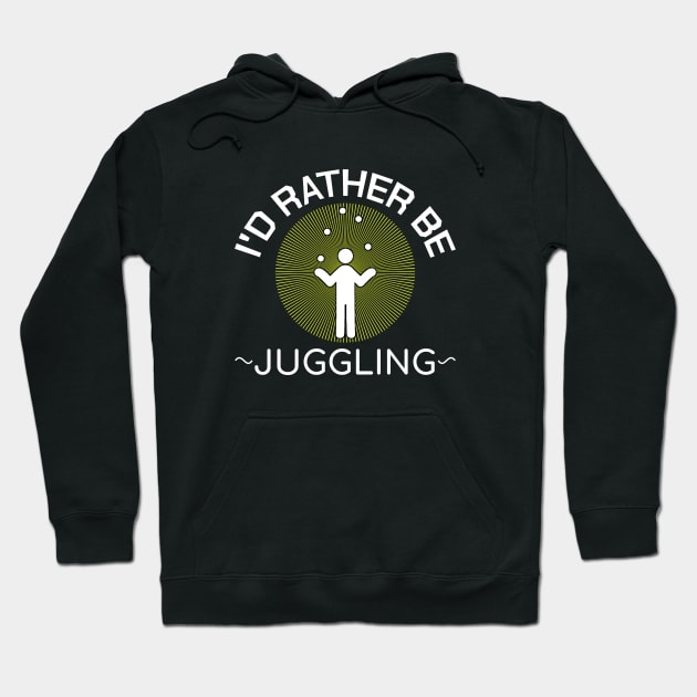 Juggling Juggler Circus Artist Hooping Poi Gift Hoodie by bigD